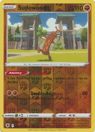 Sudowoodo, catalogue front