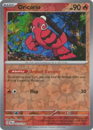 Oricorio, catalogue front