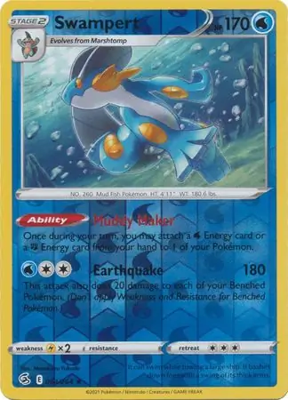 Swampert, catalogue front