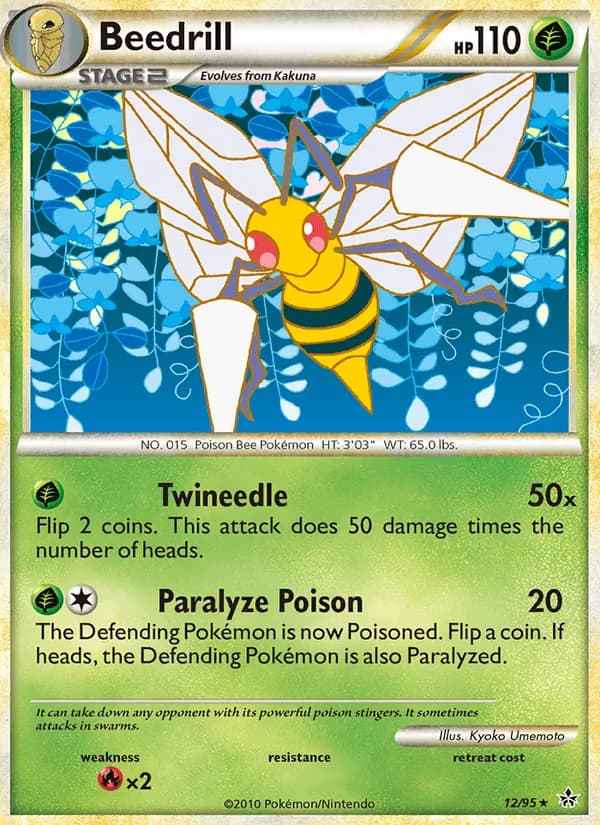 Beedrill, catalogue front