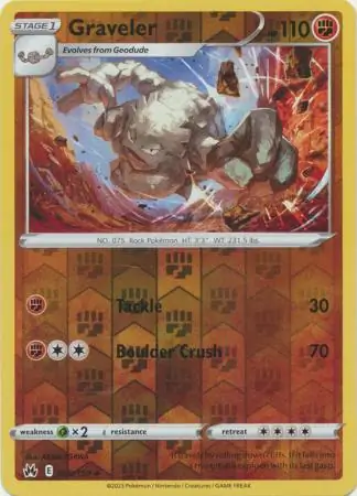 Graveler, catalogue front