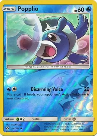 Popplio, catalogue front