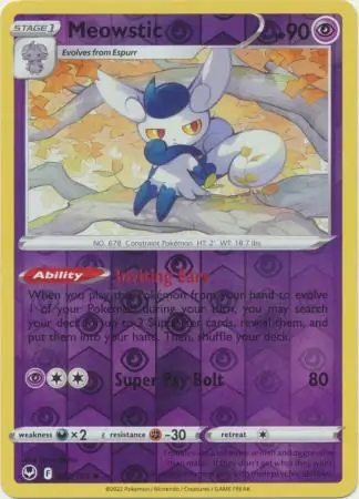 Meowstic, catalogue front