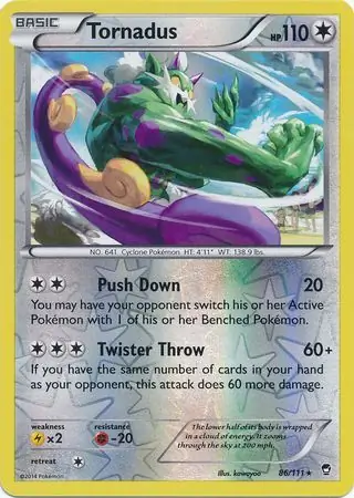 Tornadus, catalogue front