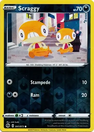 Scraggy, catalogue front