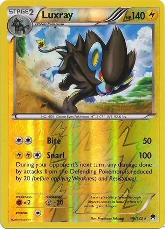 Luxray, catalogue front