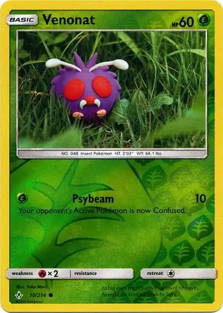 Venonat, catalogue front
