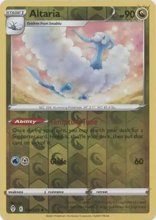 Altaria, catalogue front
