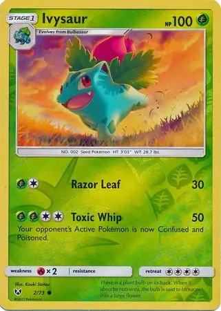 Ivysaur, catalogue front