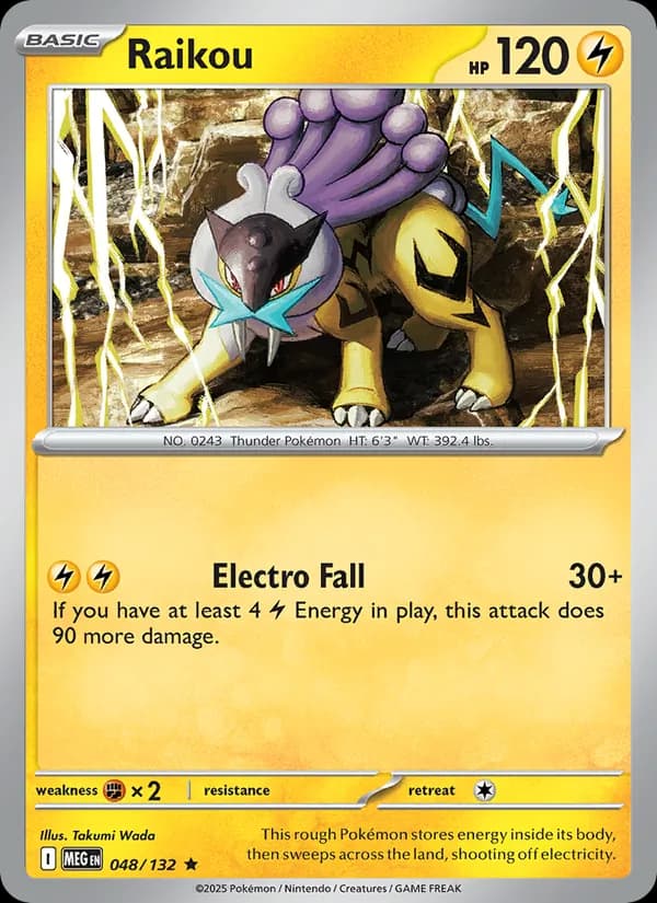 Raikou, catalogue front