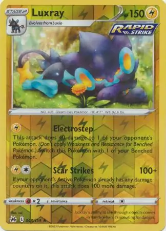 Luxray, catalogue front