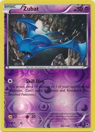 Zubat, catalogue front