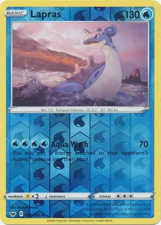 Lapras, catalogue front