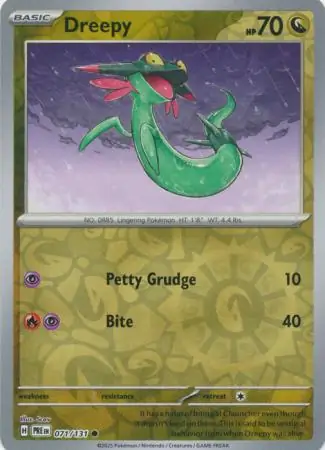 Dreepy, catalogue front