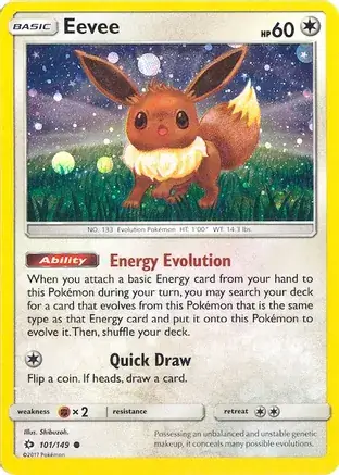 Eevee, catalogue front
