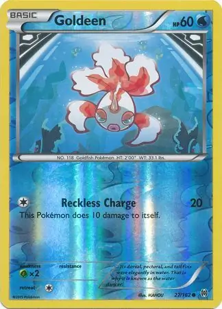 Goldeen, catalogue front