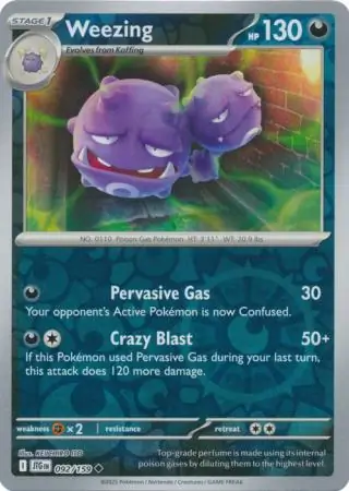 Weezing, catalogue front