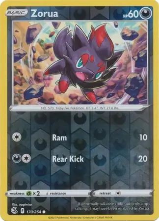 Zorua, catalogue front