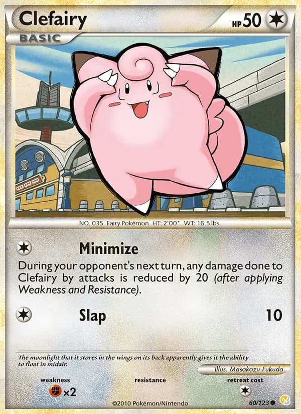 Clefairy, catalogue front
