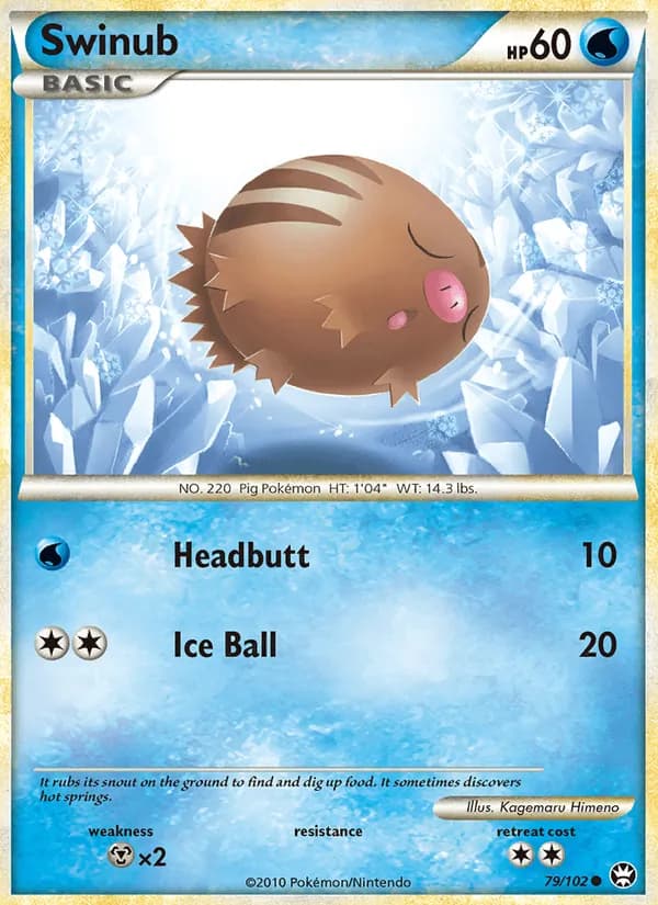 Swinub, catalogue front