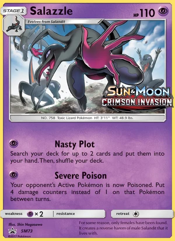 Salazzle, catalogue front