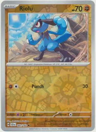 Riolu, catalogue front