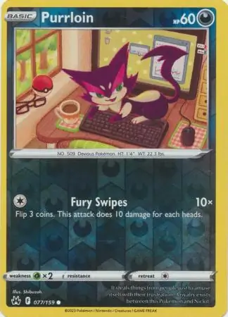 Purrloin, catalogue front