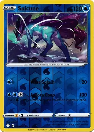 Suicune, catalogue front