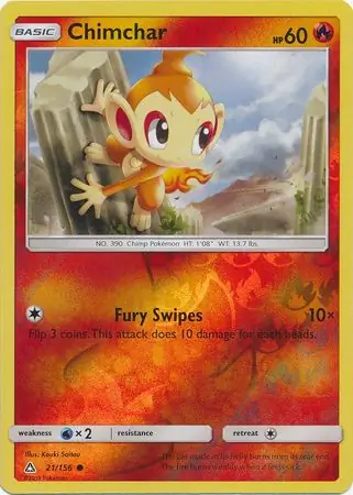 Chimchar, catalogue front