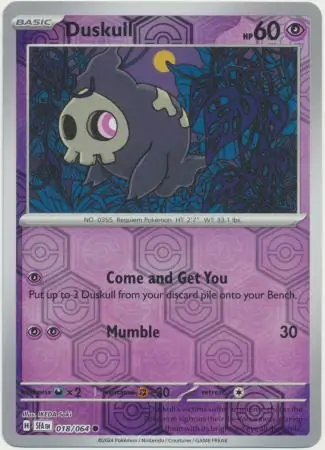 Duskull, catalogue front