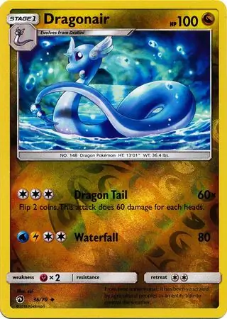 Dragonair, catalogue front
