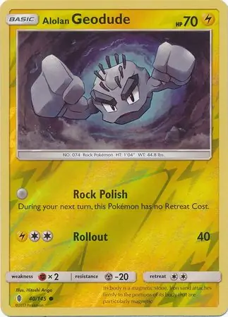 Alolan Geodude, catalogue front