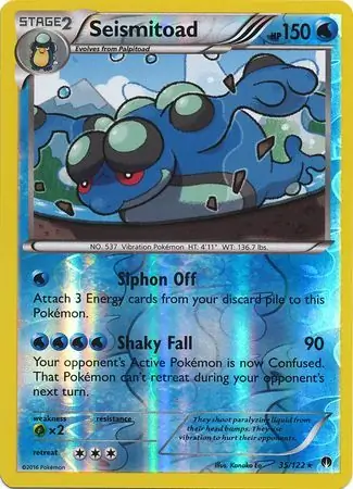 Seismitoad, catalogue front