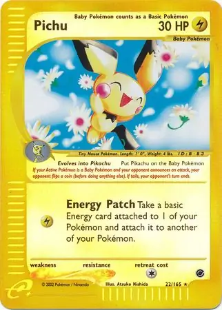 Pichu, catalogue front