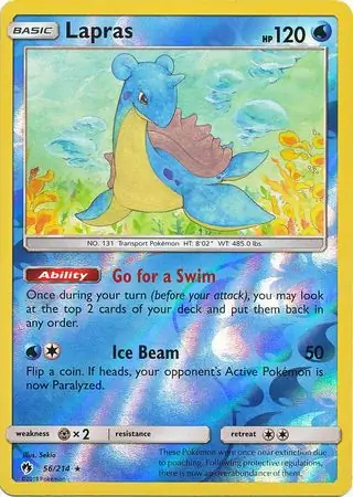 Lapras, catalogue front