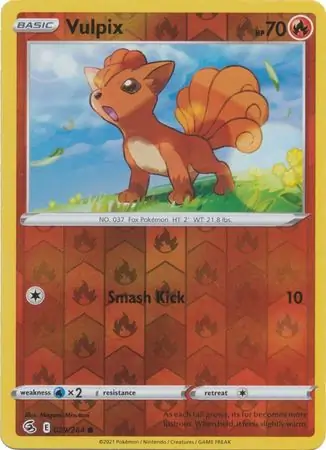 Vulpix, catalogue front