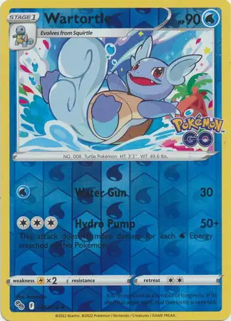 Wartortle, catalogue front