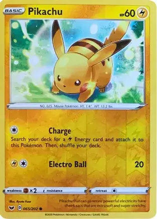 Pikachu, catalogue front