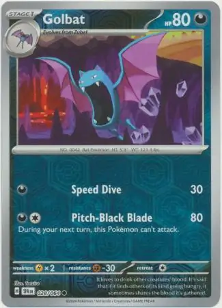 Golbat, catalogue front