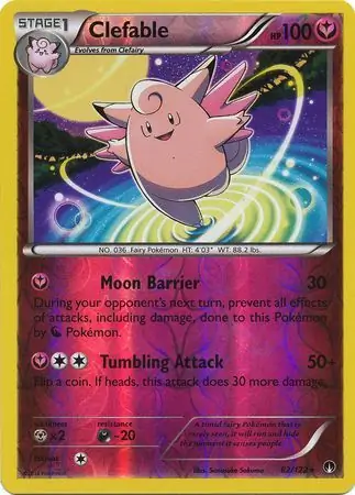 Clefable, catalogue front