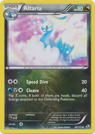 Altaria, catalogue front