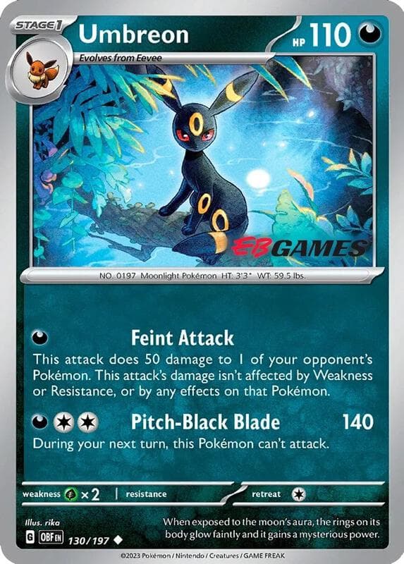 Umbreon, catalogue front