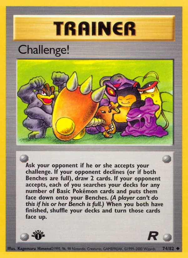 Challenge!, catalogue front