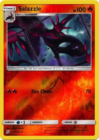 Salazzle, catalogue front