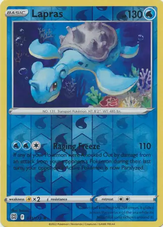 Lapras, catalogue front