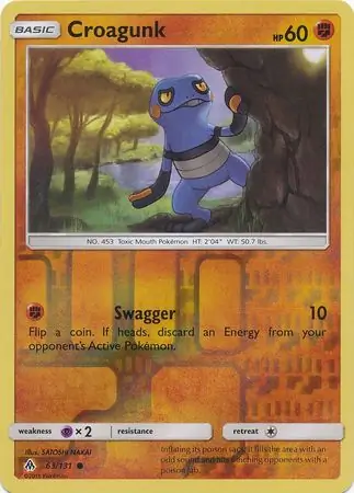 Croagunk, catalogue front