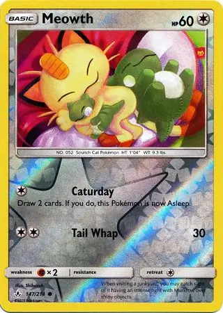 Meowth, catalogue front