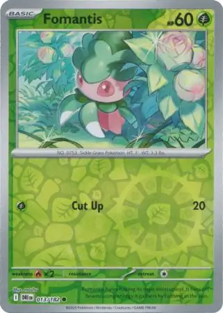 Fomantis, catalogue front