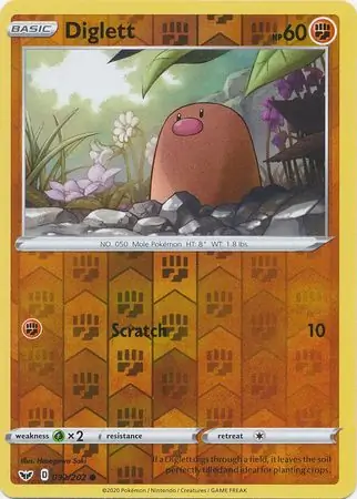 Diglett, catalogue front