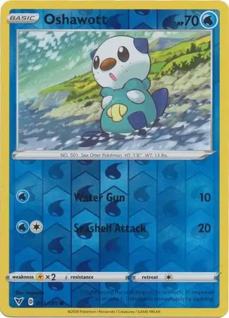 Oshawott, catalogue front